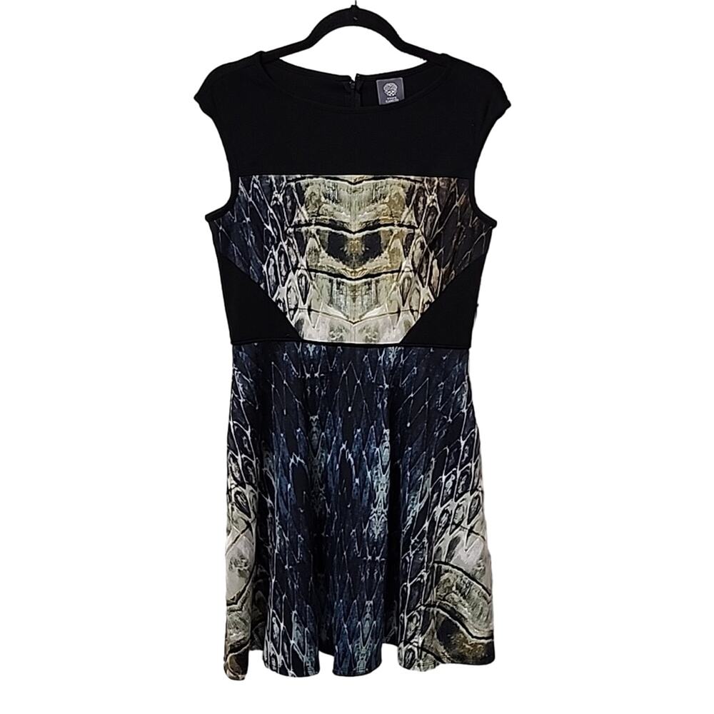 Vince Camuto Print Reptile Sleeveless Dress Womens Size 8 NWT
